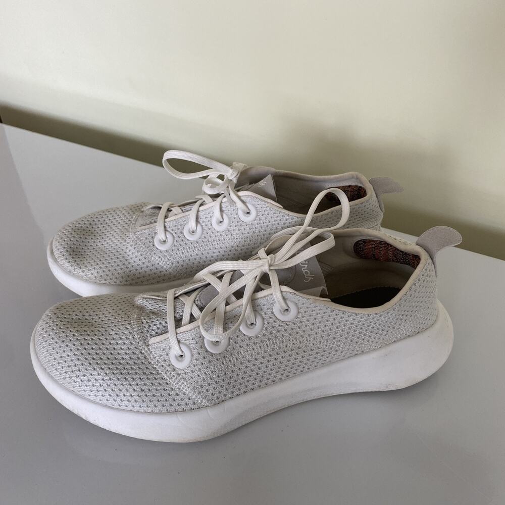 Allbirds Tree Runners Shoes Womens Size 9 White Lightweight Sustainable Lace Up